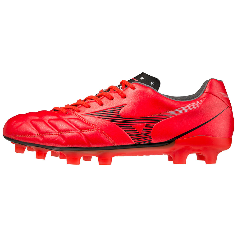 Tacos de Futbol Mizuno Rebula Cup Japan Para Hombre Rojos/Negros 8152097-DP